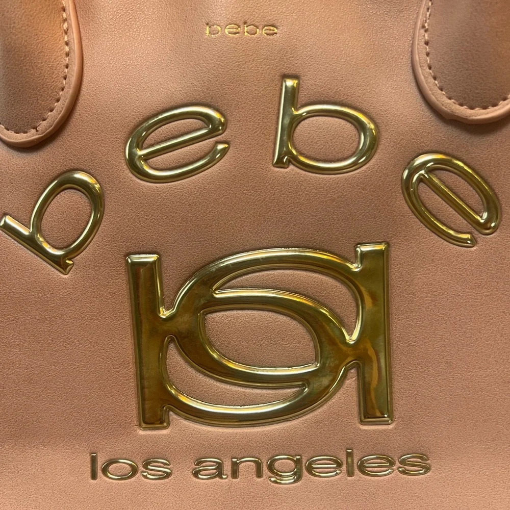 Bebe Kayla Dome Satchel Purse Handbag